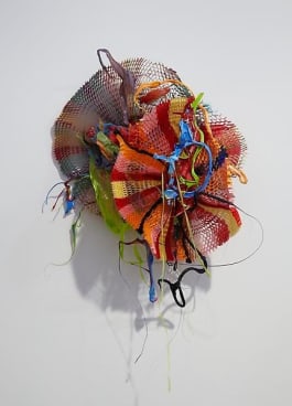 &quot;Kandils,&quot; 2012, Chinese honeycomb paper, melted plastic, pigmented expanded foam, 32 x 17 x 8 1/2 inches, A/Y#20619