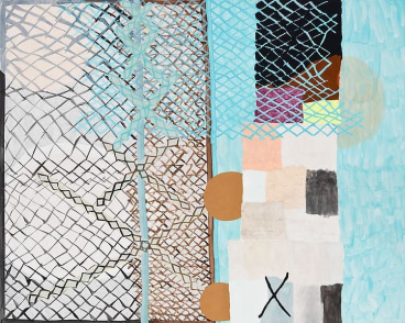 ALLISON MILLER, &quot;Diptych,&quot; 2010, Oil, acrylic and gesso on canvas, 48 x 60 inches, 121.9 x 152.4 cm, A/Y#20245