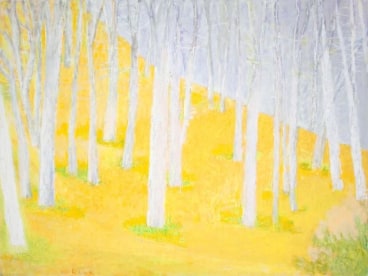 White Trunks, 2011, Oil on canvas, 52 x 68 1/2 inches, 132.1 x 174 cm, A/Y#19649