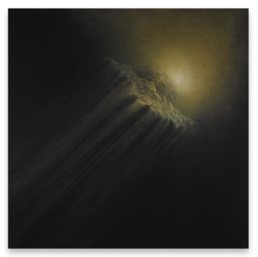 Untitled, 2016, Pigment and gold dust on linen, 72 x 72 inches, 182.9 x 182.9 cm, AMY#29591