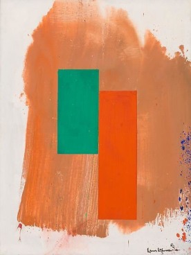 &quot;Candor,&quot; 1962 (1963 verso), Oil on canvas, 48 x 36 inches, 121.9 x 91.4 cm, 