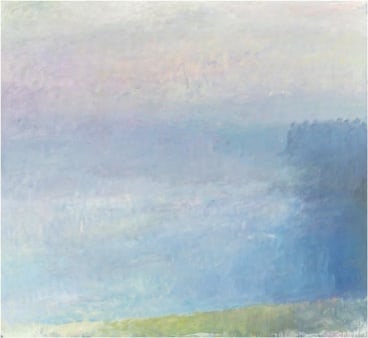Deer Isle - Fog Closing In, 1968, Oil on canvas, 66 x 72 inches, 167.6 x 182.9 cm, A/Y#21148