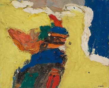 George McNeil, &quot;Montparnasse View,&quot; 1965, Oil on panel, 13 x 16 1/8 inches, 33 x 41 cm, A/Y#19676