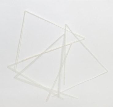 Untitled, 2013, Cotton cloth on paper, 17 x 17 inches, 43.2 x 43.2 cm, A/Y#22064