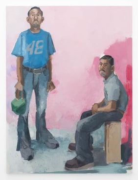 Deni &amp;amp; Francisco, 2015, Oil on canvas, 80 x 60 inches, 203.2 x 152.4 cm, AMY#27977