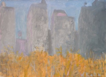 &quot;Gramercy Park in October,&quot; 2007, Oil on canvas, 22 x 30 inches, 55.9 x 76.2 cm, A/Y#20191