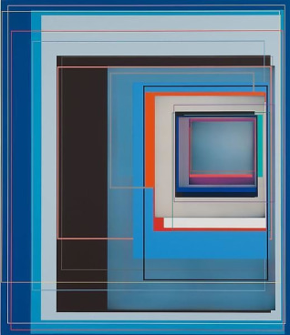 &quot;Big Blue,&quot; 2011, Acrylic on canvas, 66 x 57 inches, 167.6 x 144.8 cm, A/Y#19961