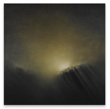 Untitled, 2014, Pigment and gold dust on linen, 72 x 72 inches, 182.9 x 182.9 cm