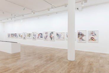 Installation view:&nbsp;parsen und module, 2018, Mus&eacute;e d&#039;Art Moderne de la Ville de Paris.
