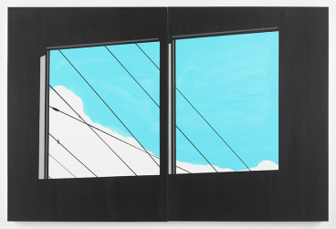 Brian Alfred,&nbsp;Windows, 2018,&nbsp;Acrylic on canvas,&nbsp;40 x 60 inches,&nbsp;101.6 x 152.4 cm, MMG#29777