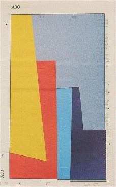016 (like the wisdom of Smith, 3), 2012-13, NYT newsprint collage, 7 1/2 x 4 5/8 inches, 19.1 x 11.7 cm, A/Y#21079