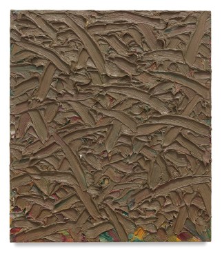 Asymmetrical Chromachord #18, 2009, Oil on canvas on wood panel, 23 x 20 inches, 58.4 x 50.8 cm, MMG#30162