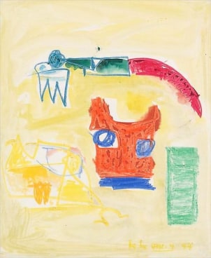 Untitled, 1944, Watercolor and crayon on paper, 17 x 14 inches, 43.2 x 35.6 cm, A/Y#1391