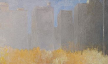 &quot;Gramercy Park,&quot; 2008, Oil on canvas, 43 x 72 inches, 109.2 x 182.9 cm, A/Y#20198