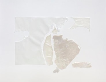 Untitled, 2013, Paper and iridescent medium on paper, 16 1/2 x 21 inches, 41.9 x 53.3 cm, A/y#22070