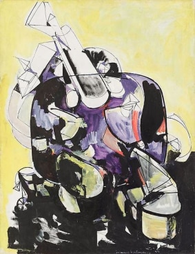 Seated Woman, 1944, Oil on panel, 61 x 46 3/4 inches, 154.9 x 118.7 cm, A/Y#1190