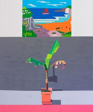 End of Europe (Geographically), 2015, Oil on linen, 72 x 60 inches, 182.9 x 152.4 cm, A/Y#22576