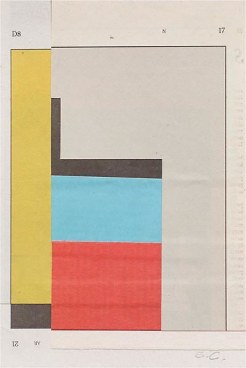 015 (like the wisdom of Smith, 2), 2012-13, NYT newsprint collage, 7 3/8 x 5 inches, 18.7 x 12.7 cm, A/Y#21078