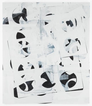 Composite 10 (pivot white), 2016, Acrylic and oil on wood, 77 x 66 inches, 195.6 x 167.6 cm, AMY#28521