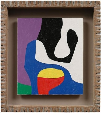 &quot;Small wonder,&quot; 1984-8, Oil on linen, framed 10 1/8 x 9 inches, 25.7 x 22.9 cm, A/Y#19702