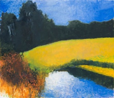 &quot;Pond off Barrow Road,&quot; 2011, Oil on canvas, 52 x 60 inches, 132.1 x 152.4 cm, A/Y#20034