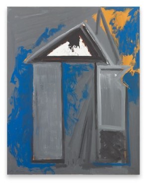 Robert Motherwell, The House of Atreus, 1968-75 / ca. 1990, Acrylic on canvas, 69 x 54 inches, 175.3 x 137.2 cm, AMY#15519