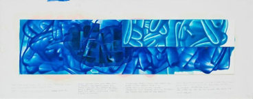 DAVID REED, &quot;Studio Still: #13, 2012,&quot; 2012, Oil and alkyd on illustration board, 9 15/16 x 25 5/8 inches, 25.2 x 65.1 cm, A/Y#20270