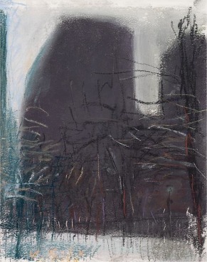 &quot;Evening Over Gramercy Park,&quot; 2007, Pastel on paper, 14 x 11 inches, 35.6 x 27.9 cm, A/Y#15968