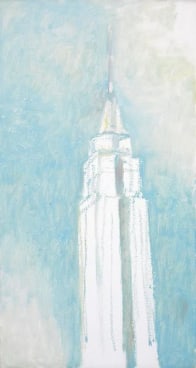 &quot;Silvery Tower,&quot; 2012, Oil on canvas, 30 x 16 inches, 76.2 x 40.6 cm, A/Y#20269