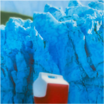 Cooler with Glacier, 2014, Acrylic on canvas, 60 x 60 inches, 152.4 x 152.4 cm, AMY#22260