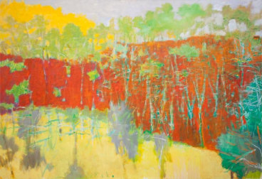 Spring Tree Tangle, 2010, Oil on canvas, 52 x 76 inches, 132.1 x 193 cm, A/Y#19482