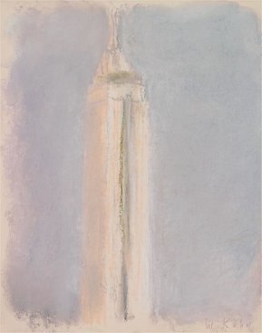 &quot;Tower,&quot; 2009, Pastel on paper, 14 x 11 inches, 35.6 x 27.9 cm, A/Y#20205