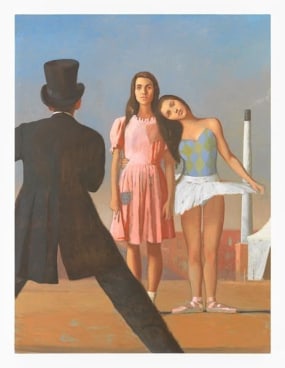 Bo Bartlett, The Dancer from the Dance, 2014, Oil on linen, 48 x 36 inches, 121.9 x 91.4 cm, AMY#28312