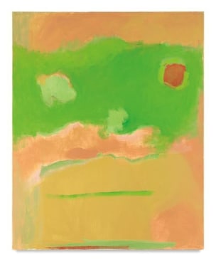 Green Floating, 1997, Oil on canvas, 52 x 42 inches, 132.1 x 106.7 cm, AMY#4521