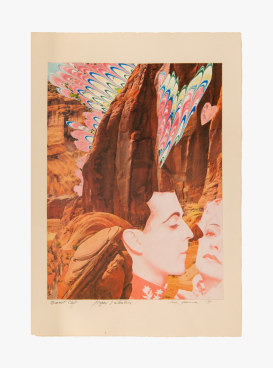 Collage by Joanna Beall Westermann titled Dearest Cliff, Happy Valentine! Love Joanna from 1974