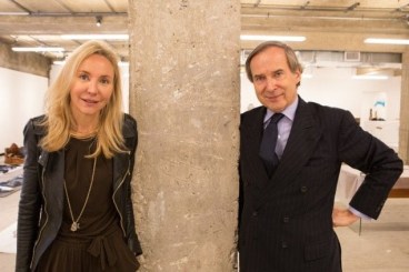 Art-world power couple Michaela and Simon de Pury, &nbsp;