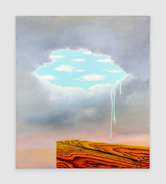 Painting by Joanna Beall Westermann titled Object, Gray Sky from 1970