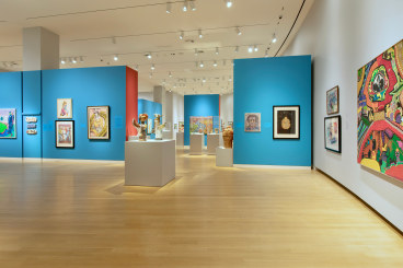 Installation view of The Candy Store: Funk, Nut, and Other Art With a Kick, Crocker Art Museum, Sacramento, CA. Courtesy of Crocker Art Museum.