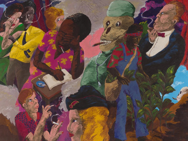 Untitled painting by Robert Colescott from 1975