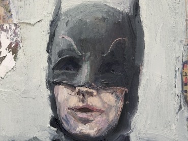 Painting by Seth Becker titled Caped Crusader from 2023