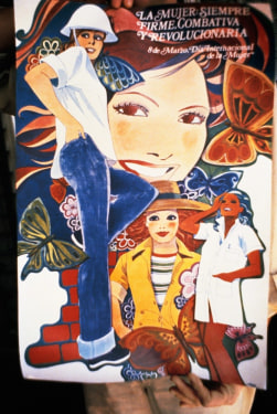 MARTHA ROSLER Poster Celebrating Women, Havana Graphic Workshop