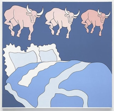 JOHN WESLEY Three Bulls and a Bed