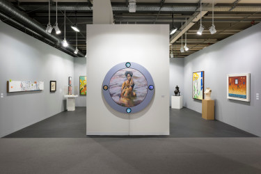 Installation view of Mitchell-Innes &amp;amp; Nash at Art Basel, Switzerland, 2023