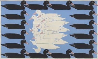 JOHN WESLEY Untitled (Ducks)