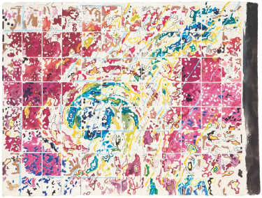 NANCY GRAVES, Untitled (Heat Density Measurement of a Cyclone)