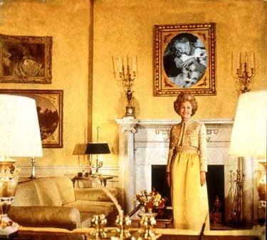 MARTHA ROSLER&nbsp; First Lady (Pat Nixon), fom the series House Beautiful: Bringing the War Home