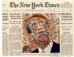 Fred Tomaselli at the Orange County Museum of Art