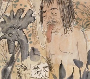 detail of Yun-Fei Ji's work