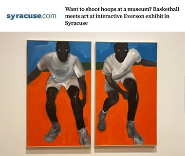Want to shoot hoops at a museum? Basketball meets art at interactive Everson exhibit in Syracuse