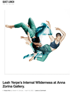 Leah Yerpe’s Internal Wilderness at Anna Zorina Gallery